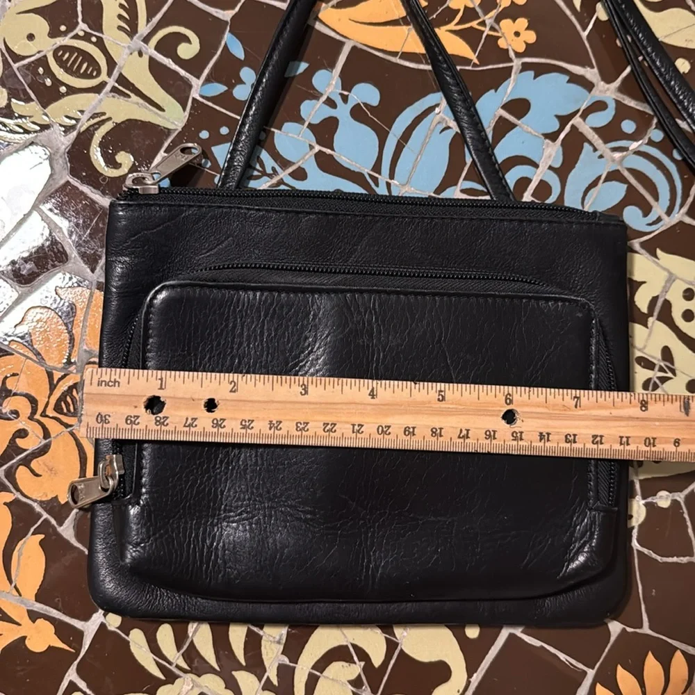 LEATHER CROSSBODY WALLET BAG